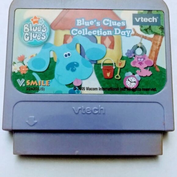 Vtech Cartridge V. Smile Viacom Blue's Clues Collection Day Education Homeschool - Picture 1 of 2